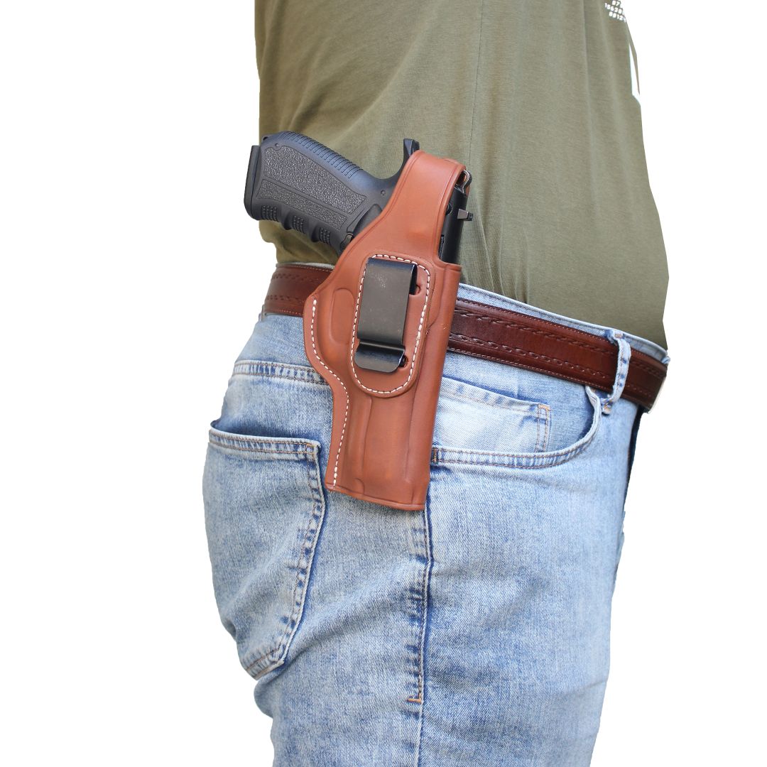 Real Leather Belt Pistol Firearm Gun Holster for Beretta PX4 Sadoun.com